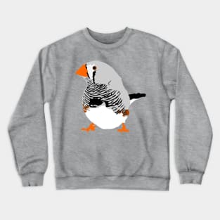 Zebra Finch Crewneck Sweatshirt